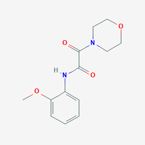 molecular formula C13H16N2O4 B5076066 N-(2-methoxyphenyl)-2-(4-morpholinyl)-2-oxoacetamide 