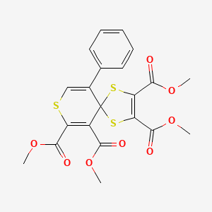 tetramethyl 10-phenyl-1,4,8-trithiaspiro[4.5]deca-2,6,9-triene-2,3,6,7-tetracarboxylate