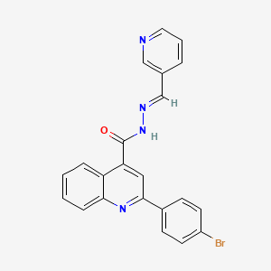 2-(4-bromophenyl)-N'-(3-pyridinylmethylene)-4-quinolinecarbohydrazide