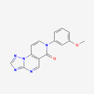 7-(3-methoxyphenyl)pyrido[3,4-e][1,2,4]triazolo[1,5-a]pyrimidin-6(7H)-one