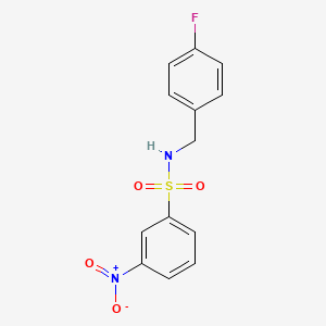 N-(4-fluorobenzyl)-3-nitrobenzenesulfonamide