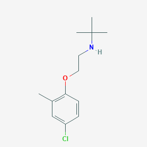 N-[2-(4-chloro-2-methylphenoxy)ethyl]-2-methyl-2-propanamine