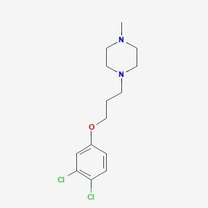 molecular formula C14H20Cl2N2O B5076439 1-[3-(3,4-dichlorophenoxy)propyl]-4-methylpiperazine 