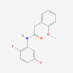 molecular formula C15H13F2NO2 B5076601 N-(2,5-difluorophenyl)-2-(2-methoxyphenyl)acetamide 