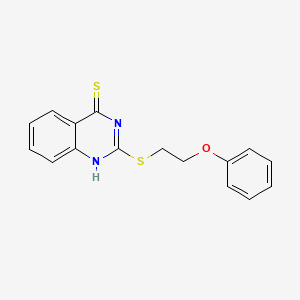 2-[(2-phenoxyethyl)thio]-4(1H)-quinazolinethione