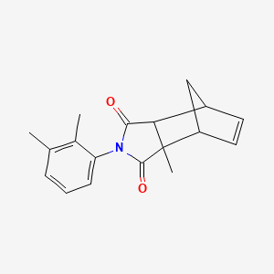 4-(2,3-dimethylphenyl)-2-methyl-4-azatricyclo[5.2.1.0~2,6~]dec-8-ene-3,5-dione