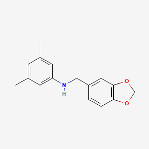 (1,3-benzodioxol-5-ylmethyl)(3,5-dimethylphenyl)amine