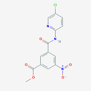 Methyl 3-[(5-chloropyridin-2-yl)carbamoyl]-5-nitrobenzoate