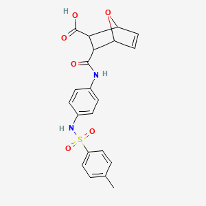 3-{[(4-{[(4-methylphenyl)sulfonyl]amino}phenyl)amino]carbonyl}-7-oxabicyclo[2.2.1]hept-5-ene-2-carboxylic acid