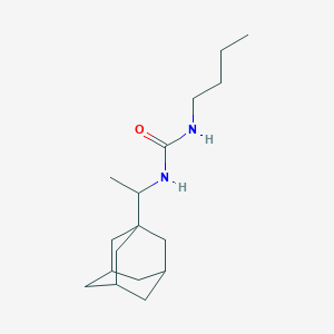 molecular formula C17H30N2O B5076803 N-[1-(1-adamantyl)ethyl]-N'-butylurea 