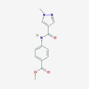 methyl 4-{[(1-methyl-1H-pyrazol-4-yl)carbonyl]amino}benzoate