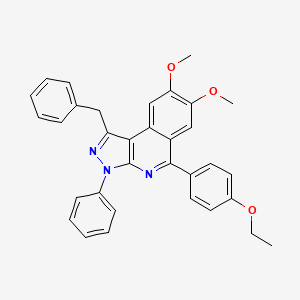 1-benzyl-5-(4-ethoxyphenyl)-7,8-dimethoxy-3-phenyl-3H-pyrazolo[3,4-c]isoquinoline