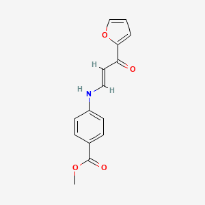 methyl 4-{[3-(2-furyl)-3-oxo-1-propen-1-yl]amino}benzoate