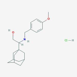 2-(1-adamantyl)-2-[(4-methoxybenzyl)amino]ethanol hydrochloride