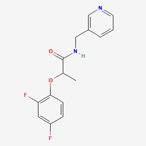 2-(2,4-difluorophenoxy)-N-(3-pyridinylmethyl)propanamide