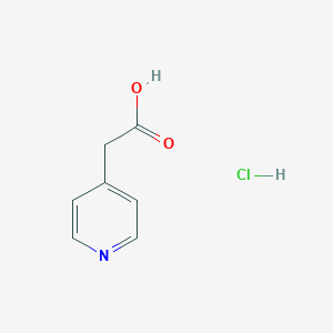 molecular formula C7H8ClNO2 B050771 4-吡啶乙酸盐酸盐 CAS No. 6622-91-9