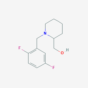 molecular formula C13H17F2NO B5077128 [1-(2,5-difluorobenzyl)-2-piperidinyl]methanol 