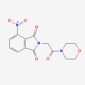 2-(2-Morpholin-4-yl-2-oxoethyl)-4-nitroisoindole-1,3-dione