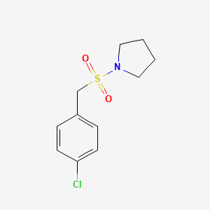 1-[(4-chlorobenzyl)sulfonyl]pyrrolidine