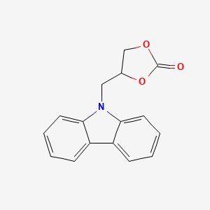 molecular formula C16H13NO3 B5077403 4-(9H-咔唑-9-基甲基)-1,3-二氧杂环-2-酮 