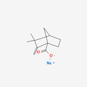 sodium;3,3-dimethyl-2-methylidenebicyclo[2.2.1]heptane-1-carboxylate