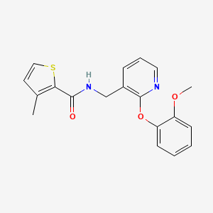 N-{[2-(2-methoxyphenoxy)-3-pyridinyl]methyl}-3-methyl-2-thiophenecarboxamide