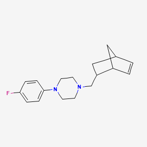 1-(bicyclo[2.2.1]hept-5-en-2-ylmethyl)-4-(4-fluorophenyl)piperazine