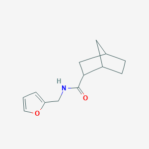 molecular formula C13H17NO2 B5077636 N-(2-furylmethyl)bicyclo[2.2.1]heptane-2-carboxamide 