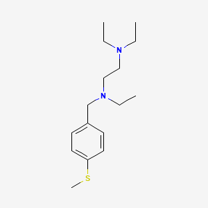 N,N,N'-triethyl-N'-[4-(methylthio)benzyl]-1,2-ethanediamine