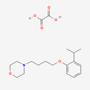 molecular formula C19H29NO6 B5077652 4-[4-(2-isopropylphenoxy)butyl]morpholine oxalate CAS No. 1185452-98-5