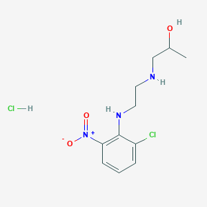 1-({2-[(2-chloro-6-nitrophenyl)amino]ethyl}amino)-2-propanol hydrochloride