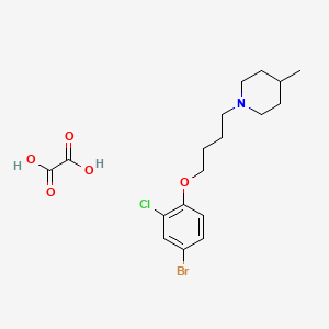 1-[4-(4-bromo-2-chlorophenoxy)butyl]-4-methylpiperidine oxalate