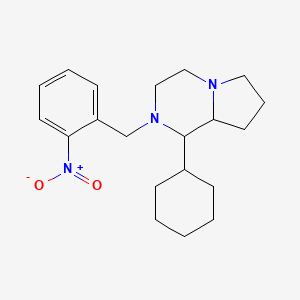 1-cyclohexyl-2-(2-nitrobenzyl)octahydropyrrolo[1,2-a]pyrazine