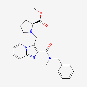 methyl 1-[(2-{[benzyl(methyl)amino]carbonyl}imidazo[1,2-a]pyridin-3-yl)methyl]-L-prolinate