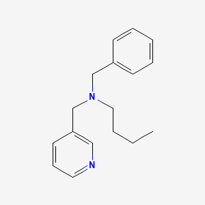 N-benzyl-N-(3-pyridinylmethyl)-1-butanamine