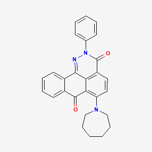 6-(1-azepanyl)-2-phenyl-3H-dibenzo[de,h]cinnoline-3,7(2H)-dione