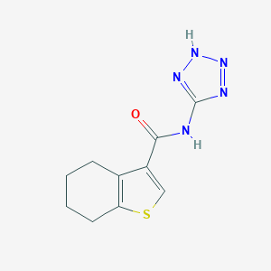 N-(2H-tetrazol-5-yl)-4,5,6,7-tetrahydro-1-benzothiophene-3-carboxamide
