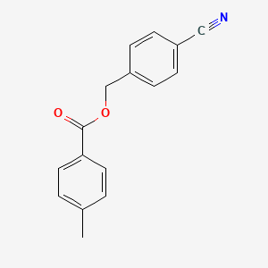 molecular formula C16H13NO2 B5078084 4-cyanobenzyl 4-methylbenzoate 