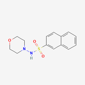 molecular formula C14H16N2O3S B5078113 N-4-morpholinyl-2-naphthalenesulfonamide 