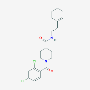 N-[2-(1-cyclohexen-1-yl)ethyl]-1-(2,4-dichlorobenzoyl)-4-piperidinecarboxamide