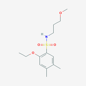 2-ethoxy-N-(3-methoxypropyl)-4,5-dimethylbenzenesulfonamide