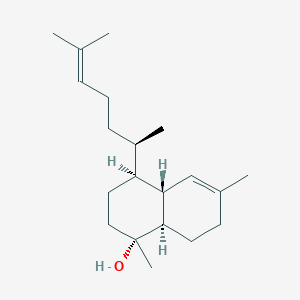 molecular formula C20H34O B050782 (1R,4S,4aR,8aR)-1,6-二甲基-4-[(2R)-6-甲基庚-5-烯-2-基]-3,4,4a,7,8,8a-六氢-2H-萘-1-醇 CAS No. 121923-98-6