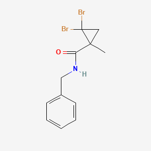 molecular formula C12H13Br2NO B5078200 N-benzyl-2,2-dibromo-1-methylcyclopropanecarboxamide 