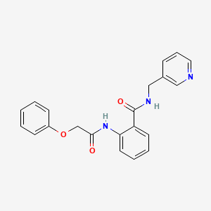 2-[(phenoxyacetyl)amino]-N-(3-pyridinylmethyl)benzamide