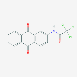 2,2,2-trichloro-N-(9,10-dioxo-9,10-dihydro-2-anthracenyl)acetamide