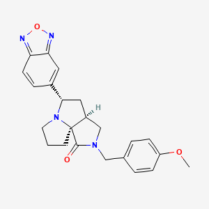 (3aS*,5S*,9aS*)-5-(2,1,3-benzoxadiazol-5-yl)-2-(4-methoxybenzyl)hexahydro-7H-pyrrolo[3,4-g]pyrrolizin-1(2H)-one