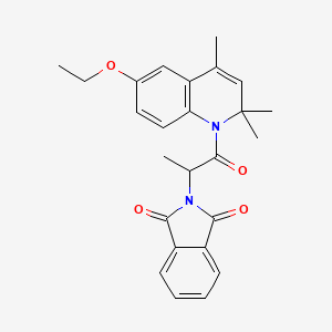 2-[1-(6-ethoxy-2,2,4-trimethylquinolin-1(2H)-yl)-1-oxopropan-2-yl]-1H-isoindole-1,3(2H)-dione