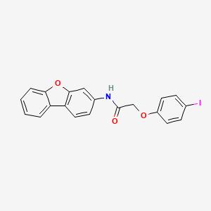 N-dibenzo[b,d]furan-3-yl-2-(4-iodophenoxy)acetamide