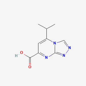 molecular formula C9H10N4O2 B5078464 5-isopropyl[1,2,4]triazolo[4,3-a]pyrimidine-7-carboxylic acid 