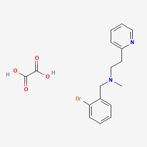 N-(2-bromobenzyl)-N-methyl-2-(2-pyridinyl)ethanamine oxalate